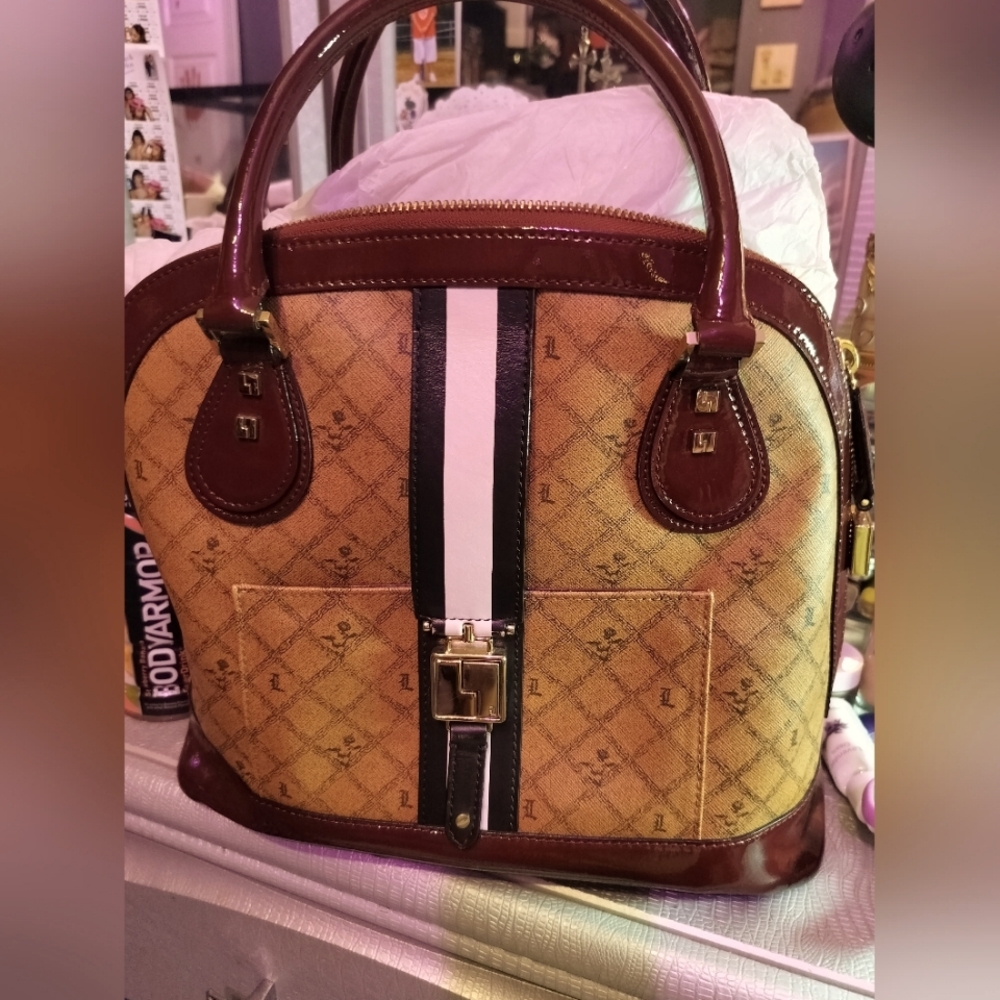 Vintage L.A.M.B Bowler Satchel